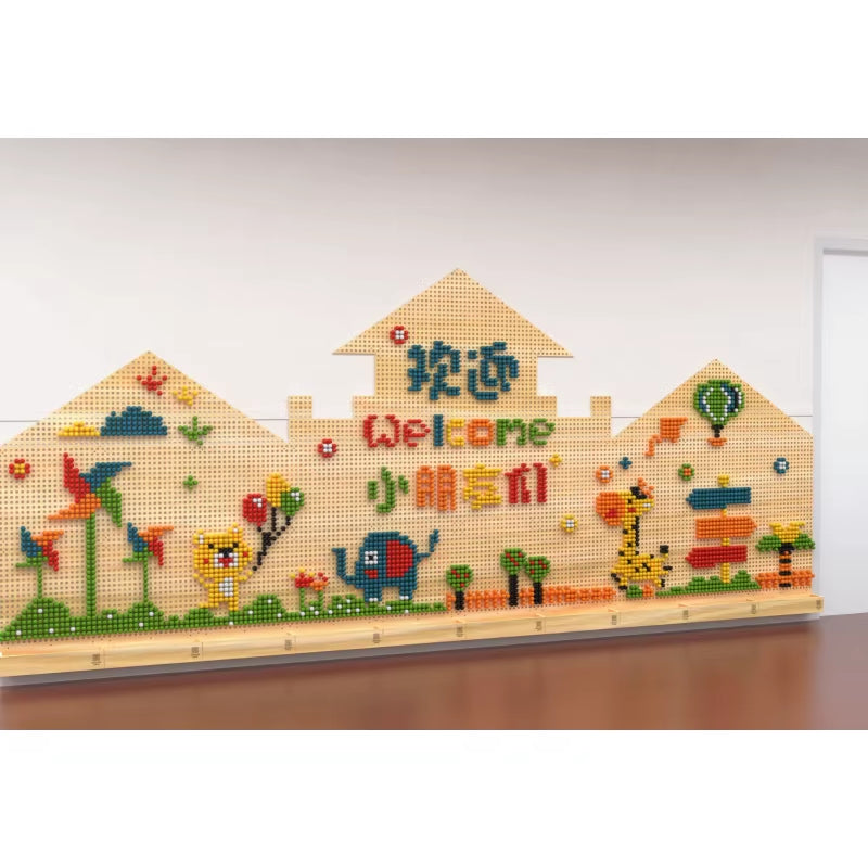 Hot Selling Montessori Educational Toys Interactive Wall Panel Wall Games for Kids for Kindergarten