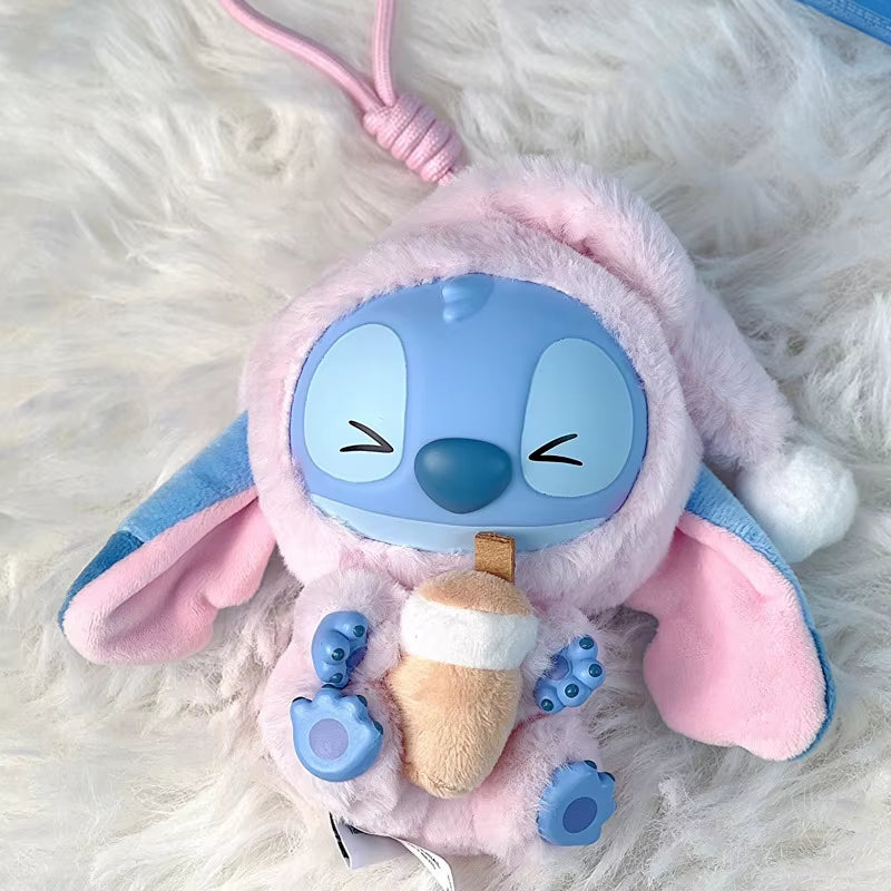 Stitch Eat Sometime before Sleep Plush Dolls and Blind Boxes Figures and Cute Ornaments Gifts Wholesale