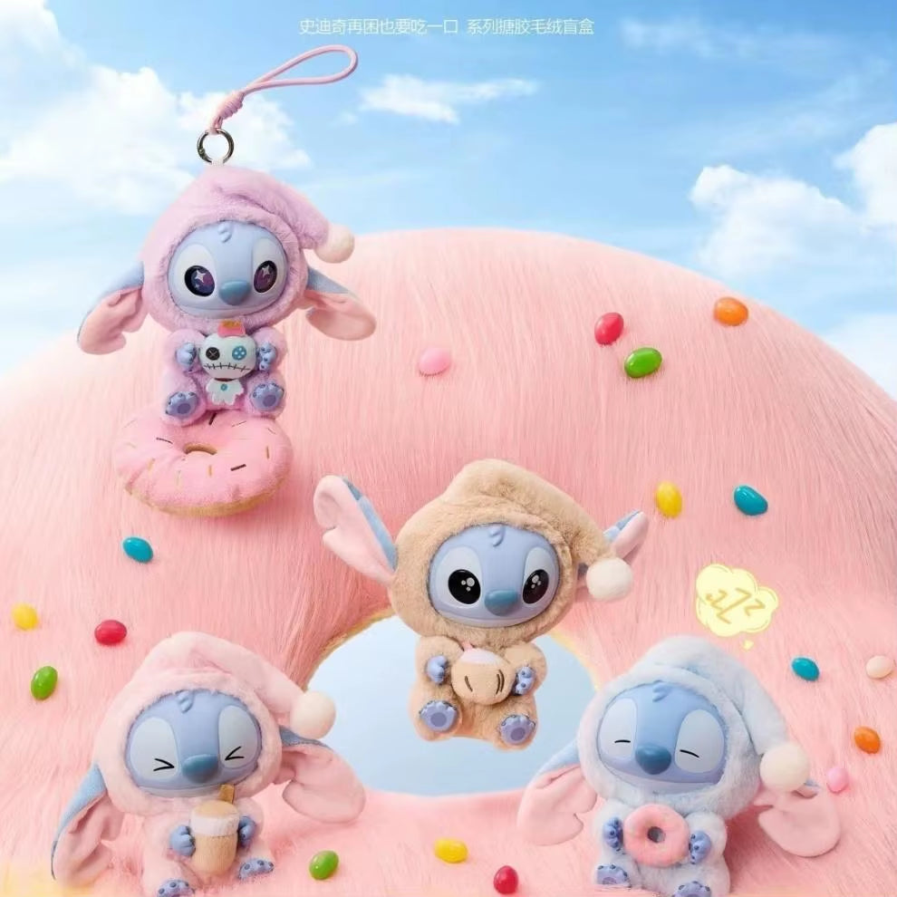 Stitch Eat Sometime before Sleep Plush Dolls and Blind Boxes Figures and Cute Ornaments Gifts Wholesale