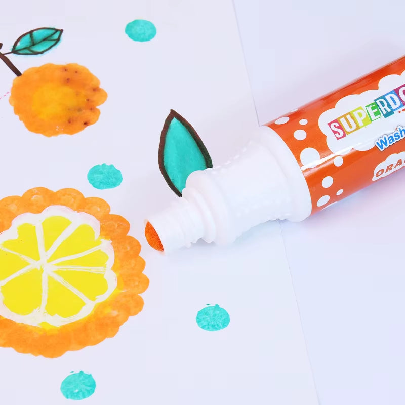 Most Popular Kids Drawing Toys Mini Dot Marker Preschool 12 Colors Washable Art Paint Dauber Bingo Graffiti Marker for Toddlers