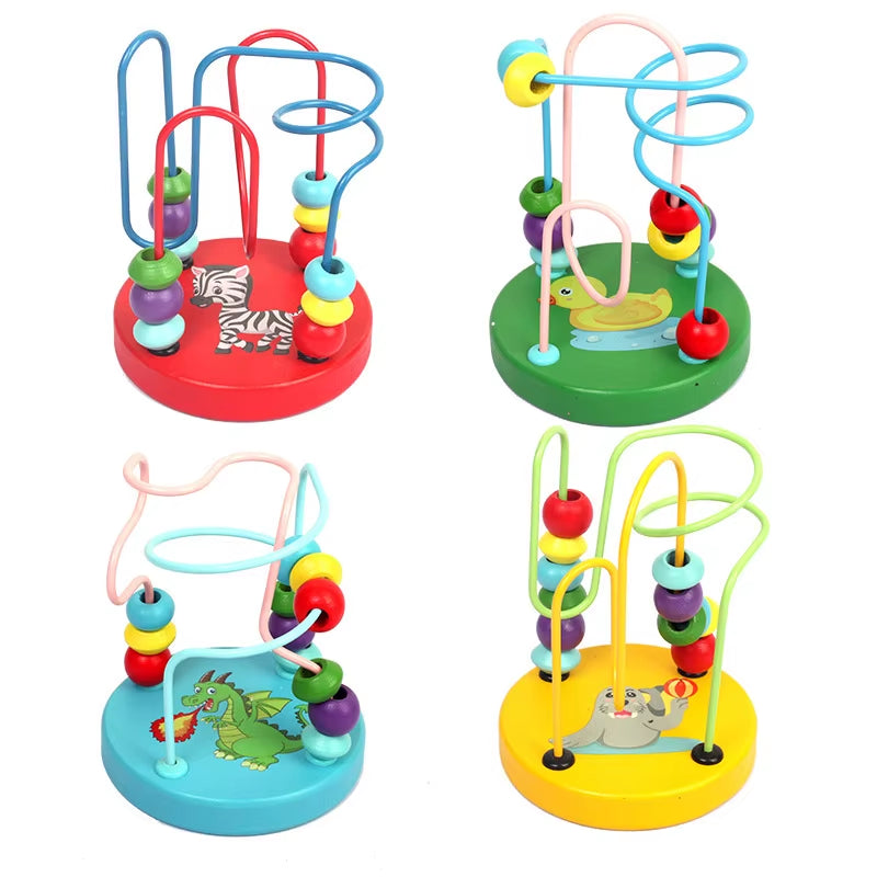 Hotsale Montessori Wooden Toys Childhood Learning Toy Children Kids Baby Colorful Wooden Blocks Enlightenment Educational Toy