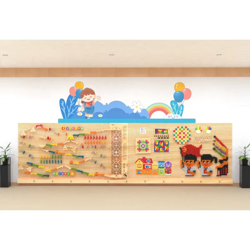 Hot Selling Montessori Educational Toys Interactive Wall Panel Wall Games for Kids for Kindergarten