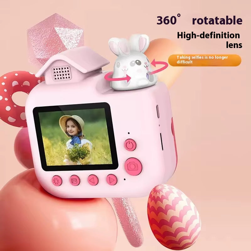 Kids Camera Instant Print Camera Toy Cameras Camcorder Toys Kids Selfie Toddler Child Minicam