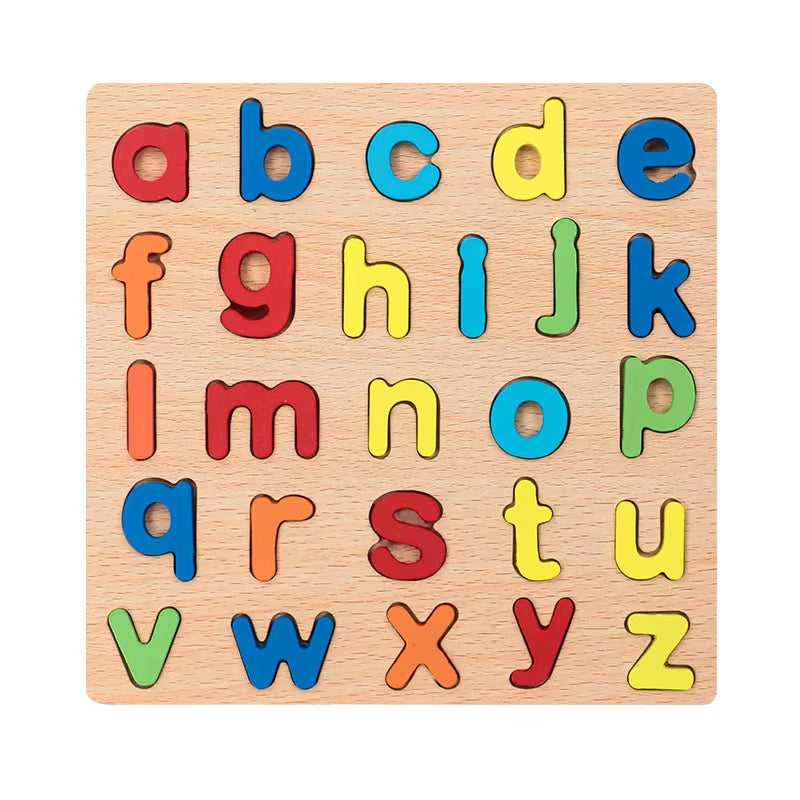 Children'S Geometric Puzzle Baby Cognitive Early Childhood Wooden Puzzle Matching Board Building Toys