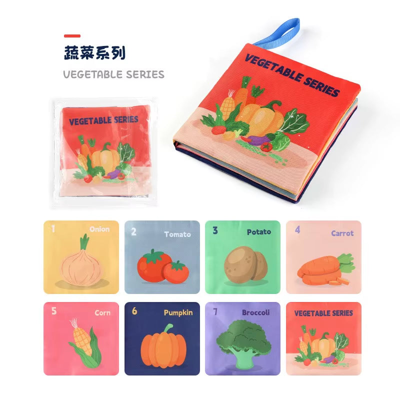 Babies Fabric Cloth Book Montessori Educational Story Book Animals Numbers Kids Children Newborn Infant Baby Kids Montessori
