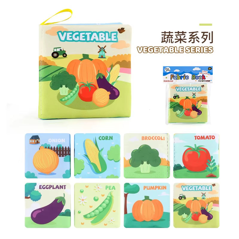 Babies Fabric Cloth Book Montessori Educational Story Book Animals Numbers Kids Children Newborn Infant Baby Kids Montessori