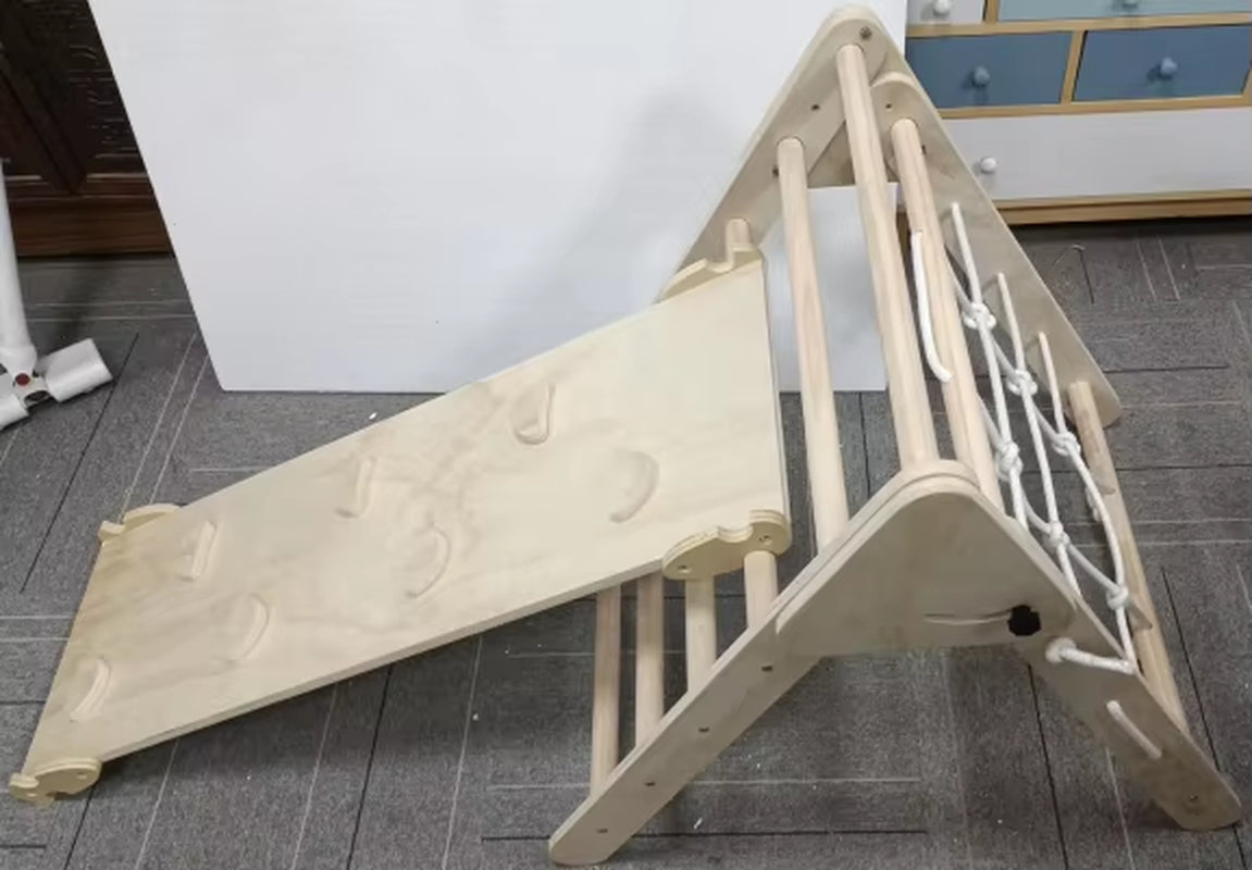 8 in 1 Wood Gym Children Kid Montessori Climbing Frame Kindergarten Indoor Toys Educational Wooden Climbing Play Set