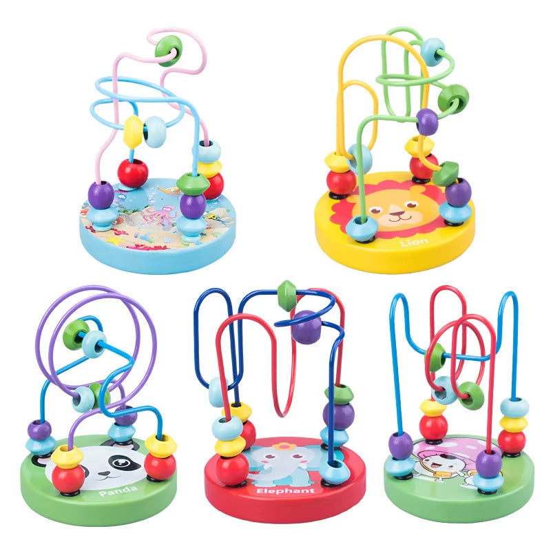 Hotsale Montessori Wooden Toys Childhood Learning Toy Children Kids Baby Colorful Wooden Blocks Enlightenment Educational Toy