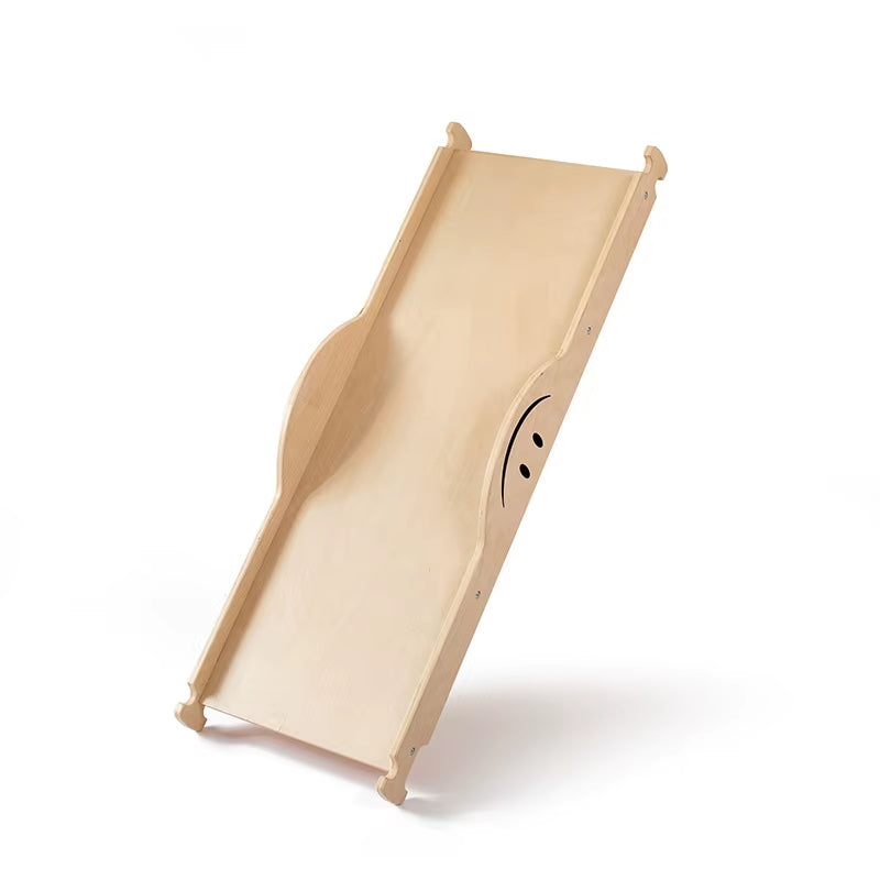 Montessori Wooden Learning Tower Foldable Toys Slide Indoor Combination Climbing Frame for Kids Toddlers