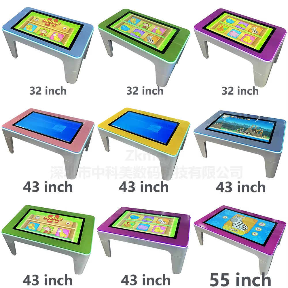 43 Inch Table Digital Tablet Table Smart Table Touch Screen Android Children Games Waterproof Interactive Education Games