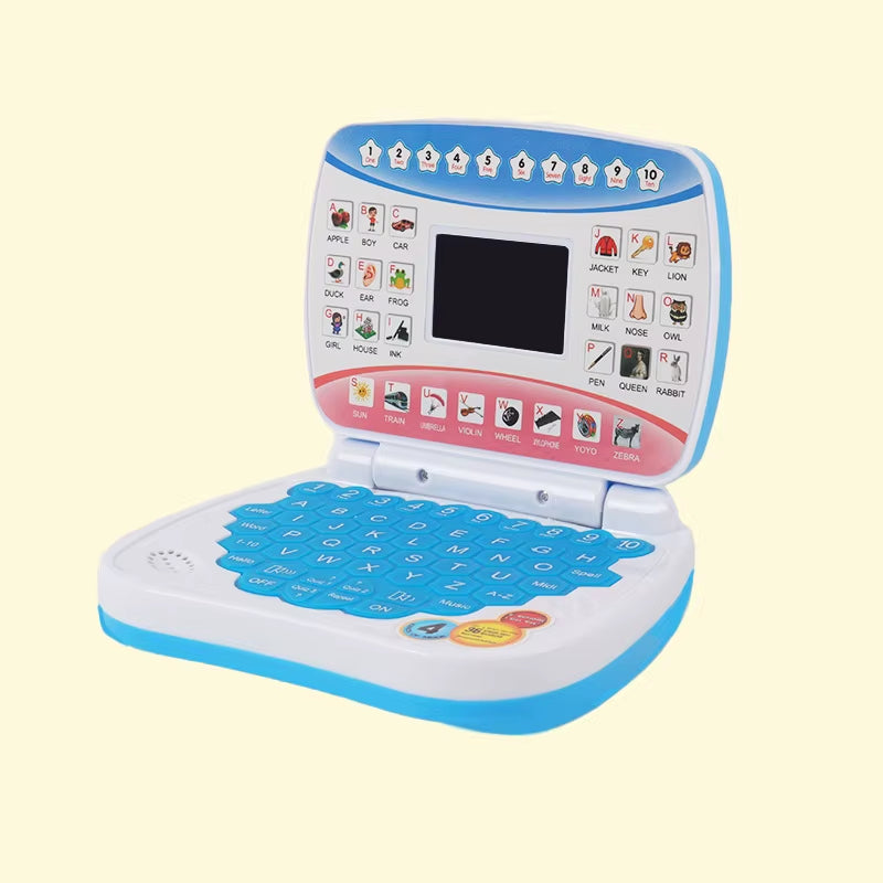 Wholesale Intelligent Learning Computer Laptop Toys for Kids Early Educational Plastic Machines with Battery Power
