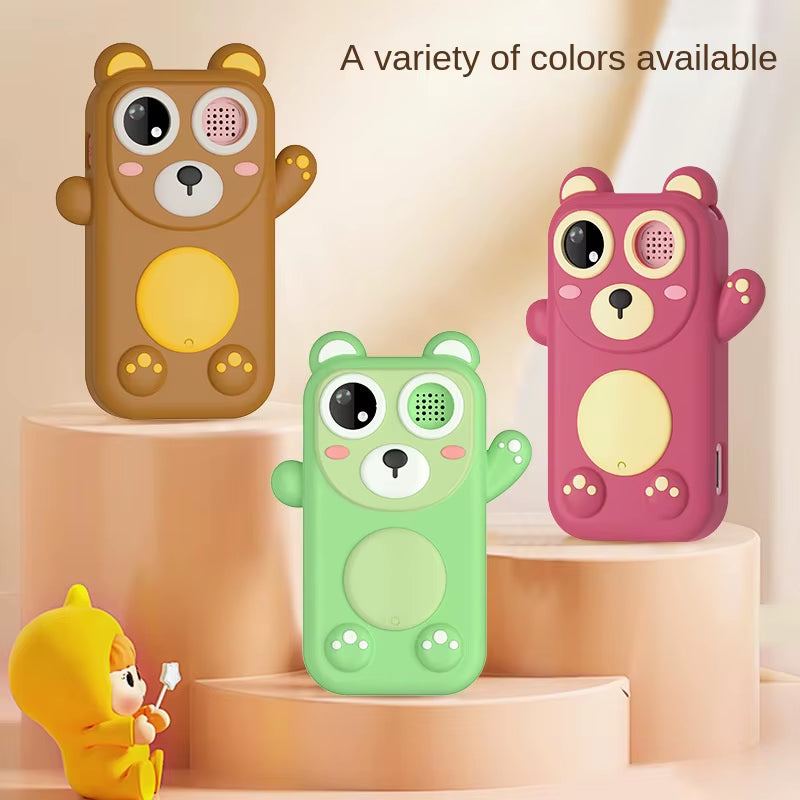 Kids Toy Smartphone Appearance with MP3 Games Daily Reminder Function with Silicone Case Touch Screen Digital Camera