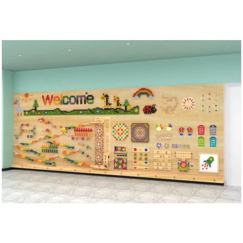 Hot Selling Montessori Educational Toys Interactive Wall Panel Wall Games for Kids for Kindergarten