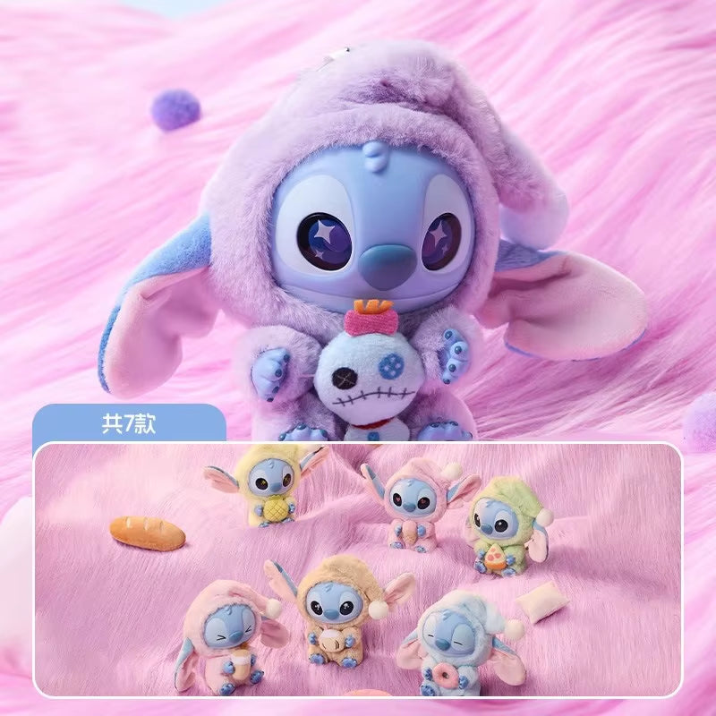 Stitch Eat Sometime before Sleep Plush Dolls and Blind Boxes Figures and Cute Ornaments Gifts Wholesale