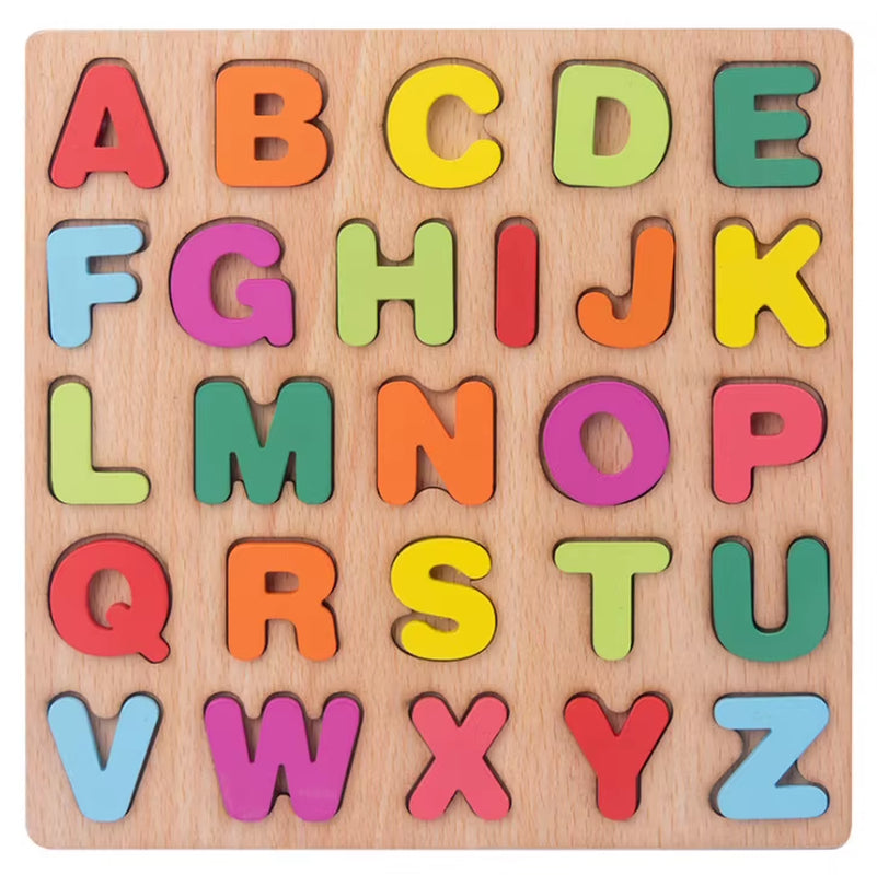 Children'S Geometric Puzzle Baby Cognitive Early Childhood Wooden Puzzle Matching Board Building Toys
