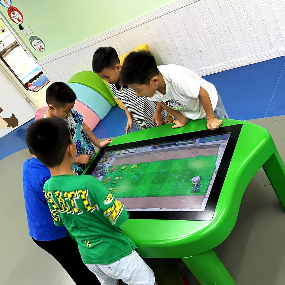 32/43 Inch Toughed Glass Full Hd Kindergarten Multi Touch Screen Table for Kids Games Smart Interactive Table with Touch Screen