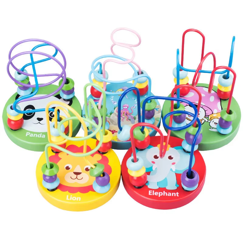 Hotsale Montessori Wooden Toys Childhood Learning Toy Children Kids Baby Colorful Wooden Blocks Enlightenment Educational Toy