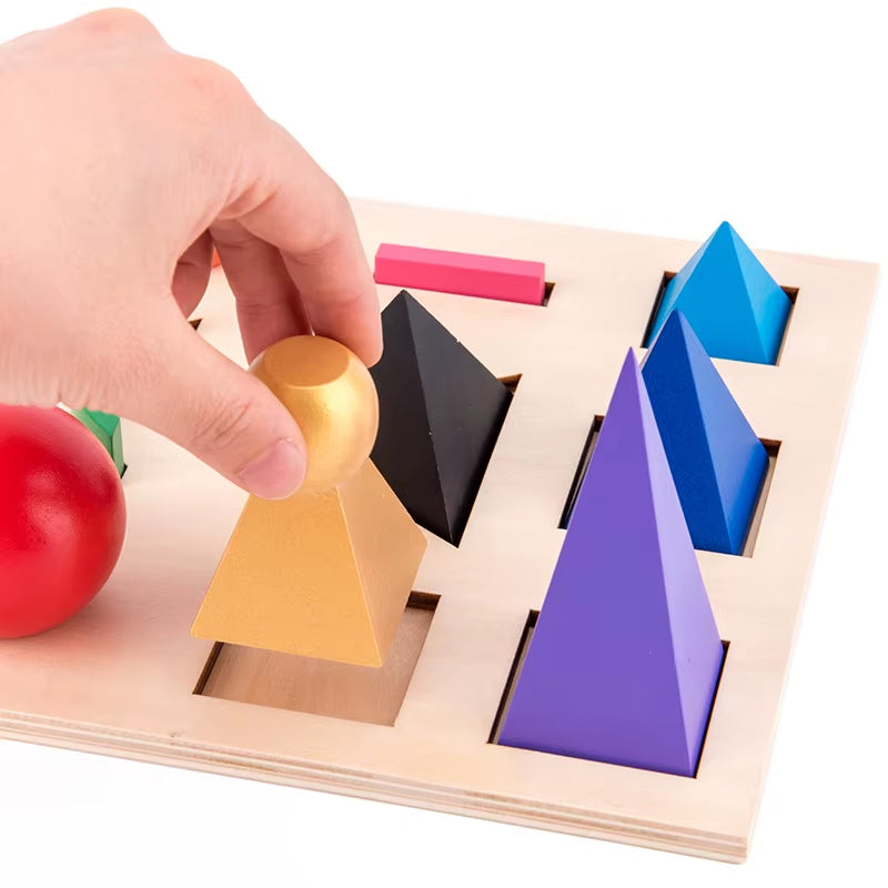Wooden Three-Dimensional Plane Grammar Symbols Montessori Teaching Aids for Children'S Language Early Education Puzzle Toys