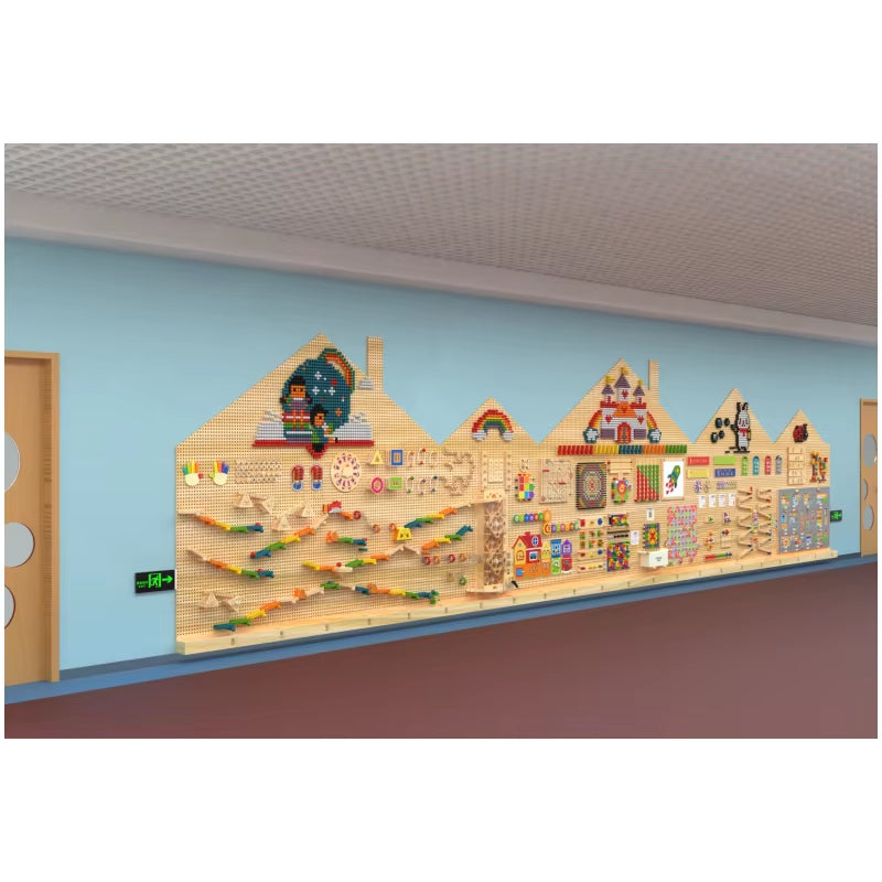 Hot Selling Montessori Educational Toys Interactive Wall Panel Wall Games for Kids for Kindergarten
