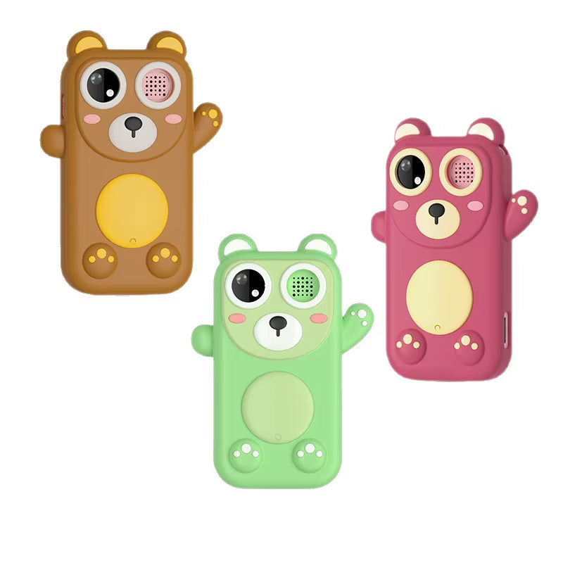 Kids Toy Smartphone Appearance with MP3 Games Daily Reminder Function with Silicone Case Touch Screen Digital Camera