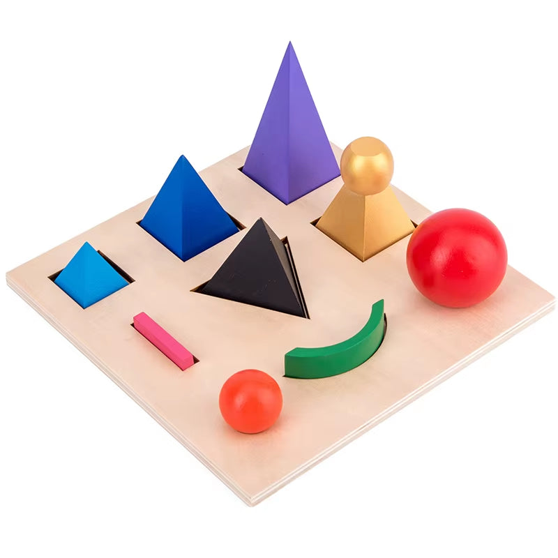 Wooden Three-Dimensional Plane Grammar Symbols Montessori Teaching Aids for Children'S Language Early Education Puzzle Toys
