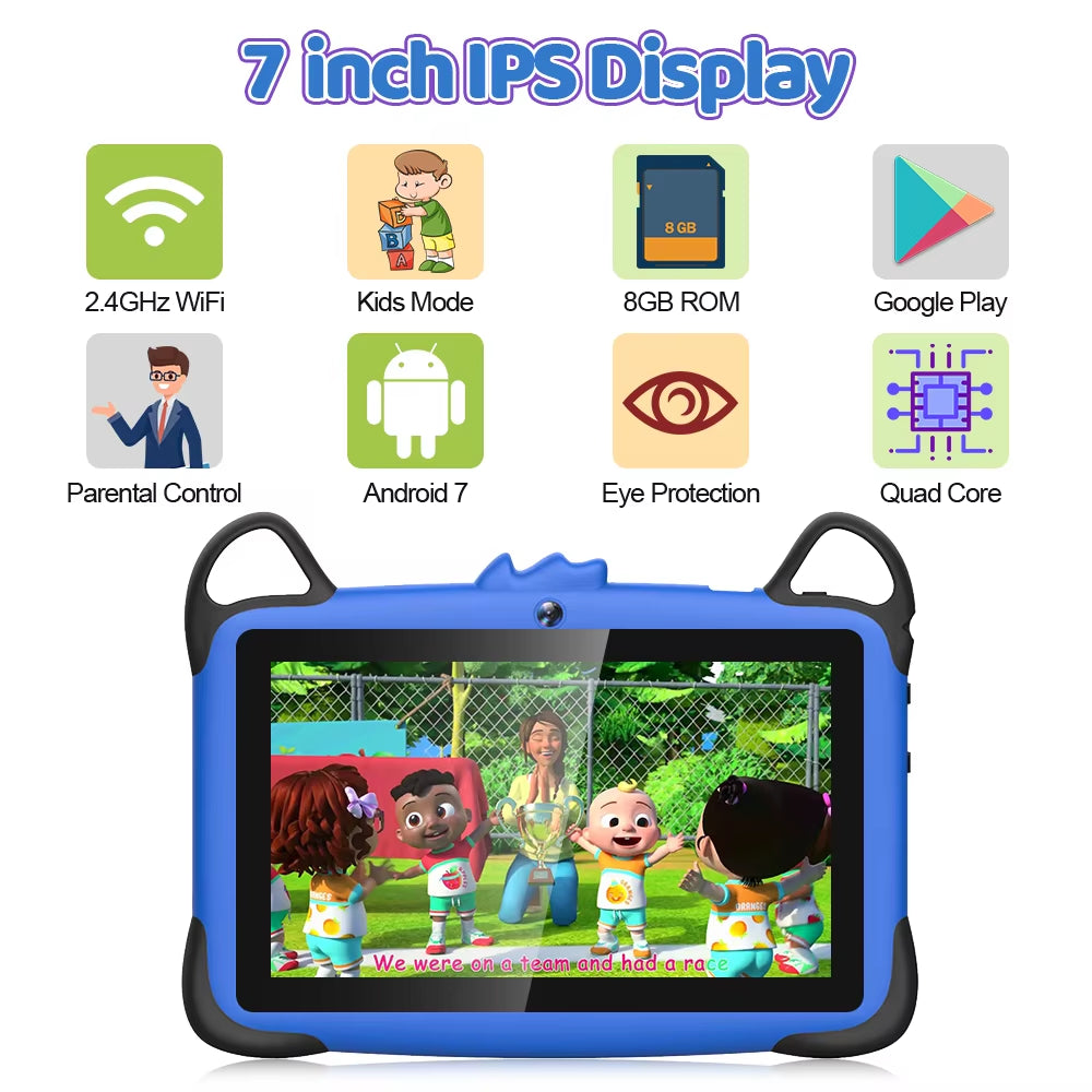 7 Inch Children Criancas Learning Educative Educational Para Ninos Tablette Pour Enfants Tablet for Kids