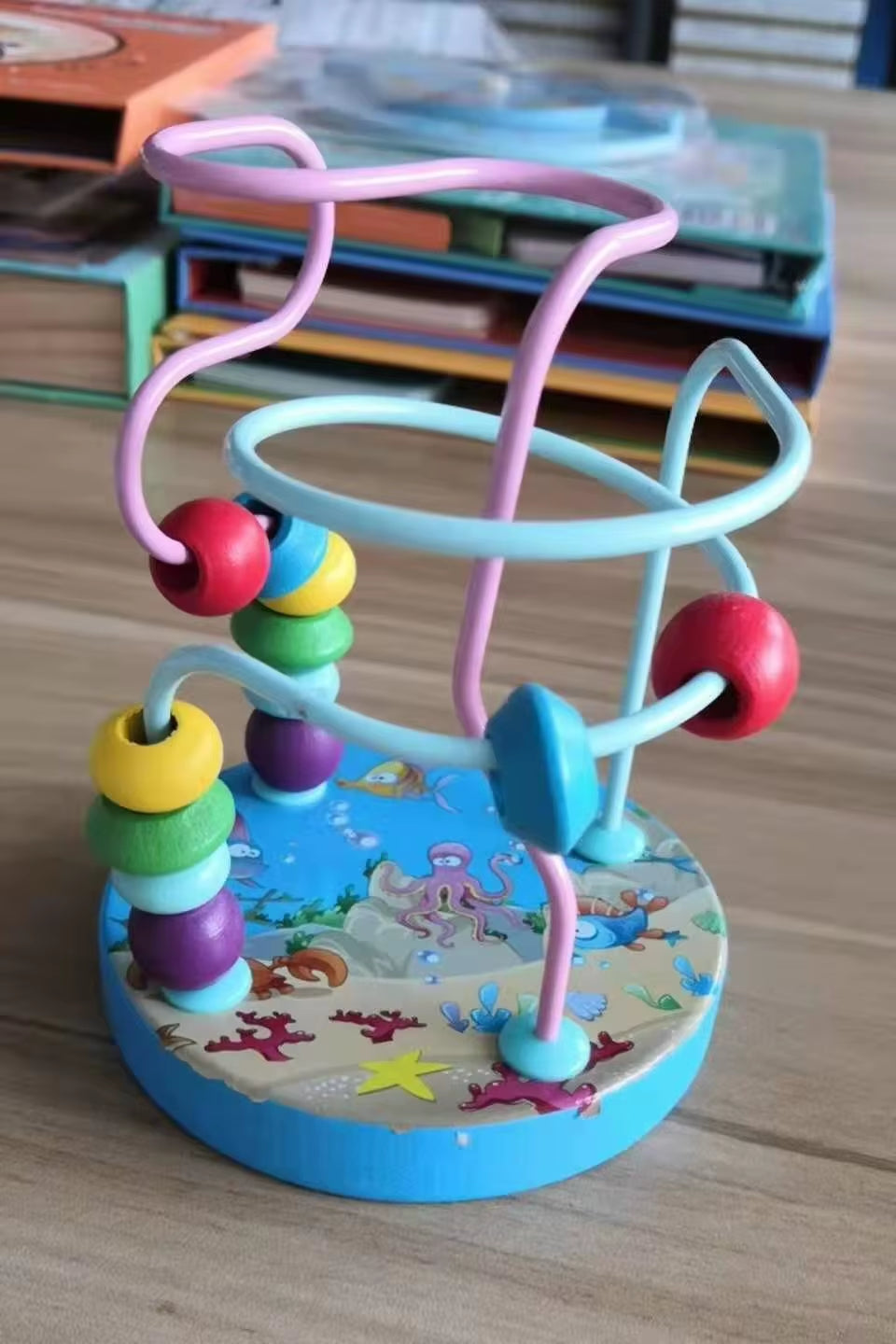 Hotsale Montessori Wooden Toys Childhood Learning Toy Children Kids Baby Colorful Wooden Blocks Enlightenment Educational Toy