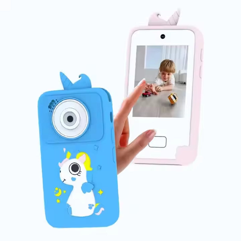 Mini Smart Phone Digital Camera for Kids New Arrival 48MP Dual Camera Touch Screen Toy for Boys Girls CMOS Imaging Sensor MP3