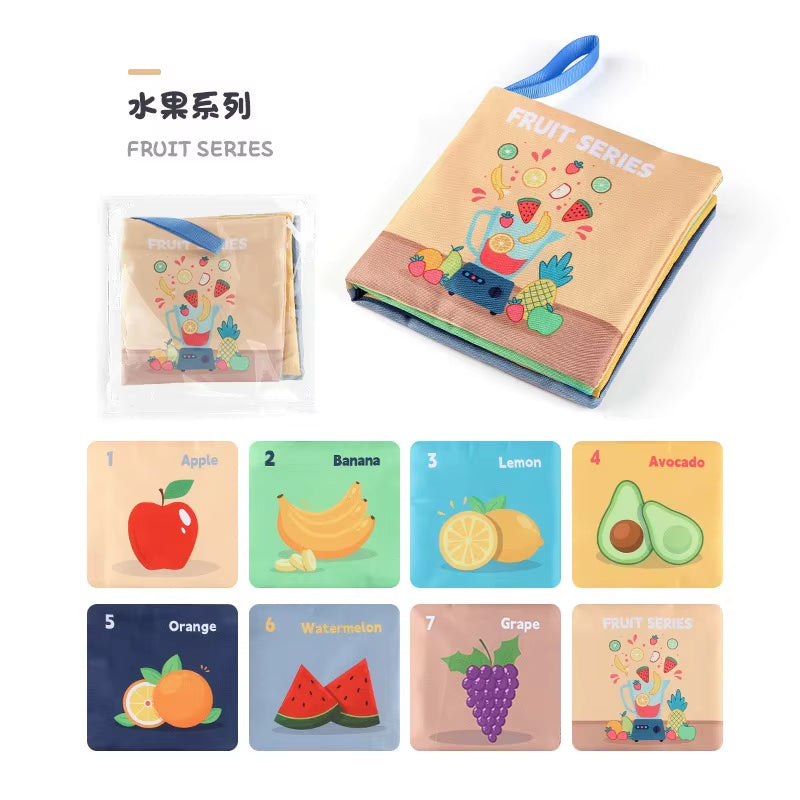 Babies Fabric Cloth Book Montessori Educational Story Book Animals Numbers Kids Children Newborn Infant Baby Kids Montessori