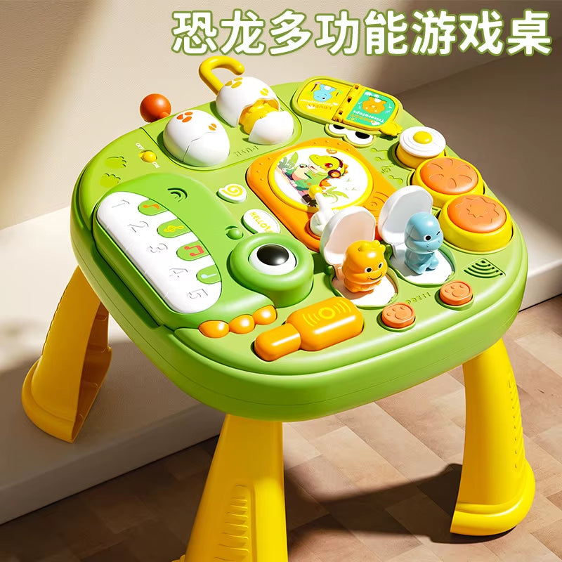 Baby Educational Musical Animal Piano Music Multifunction Desk Kids Learning Table Toys for Kids
