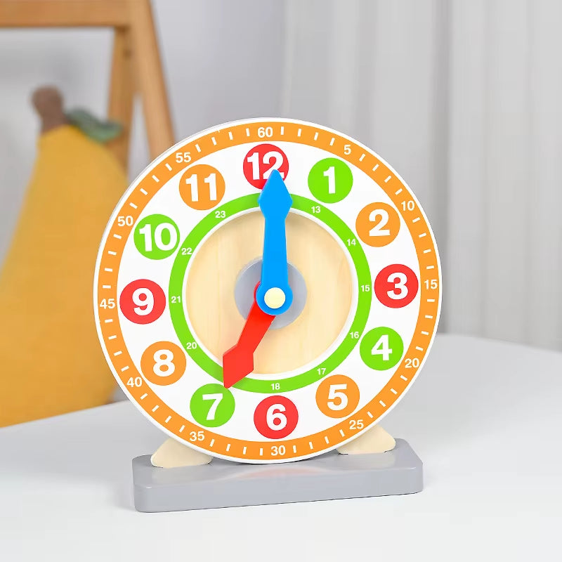 High Quality Time Learning Matching Board Digital Clock Games Montessori Early Education Math Teaching Tool Toy for Children