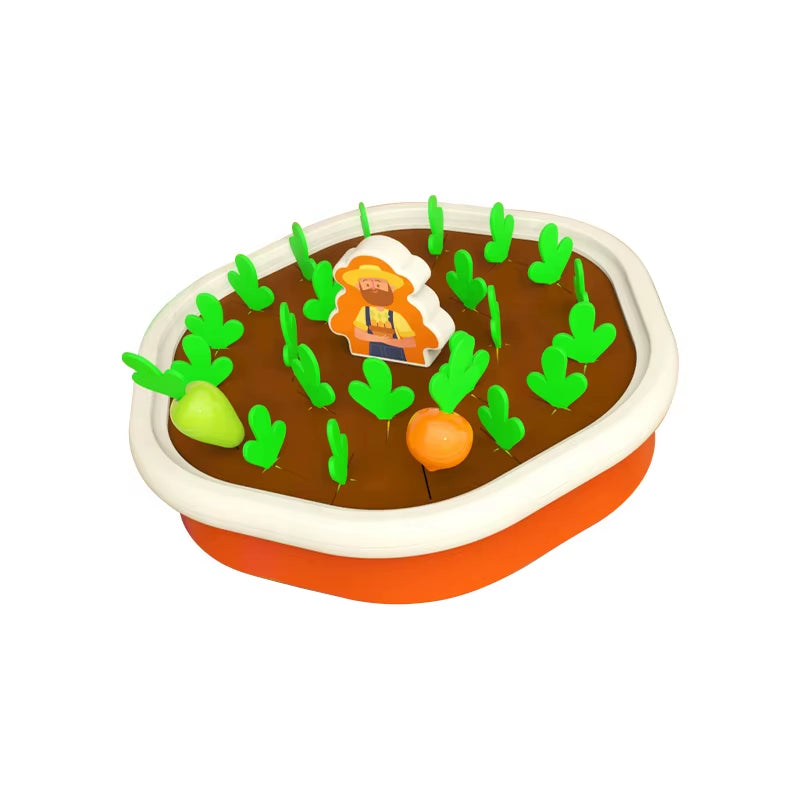 Radish Pulling Toy 1-4 Years Montessori Early Education Multi-Functional Boys and Girls Baby Children Patchwork Teaching AIDS