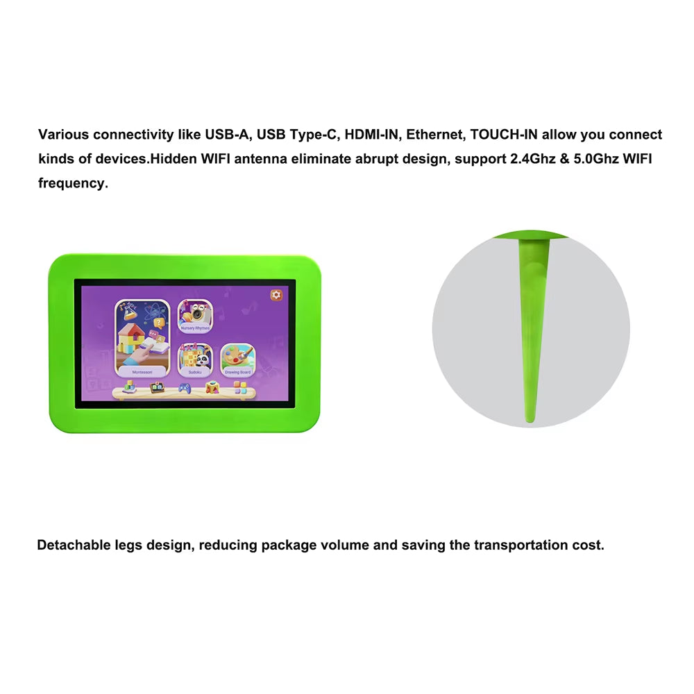 32" Interactive Android 14.0 Digital Kids Screen Games Interactive Touch Screen Wall Toy Touch Table