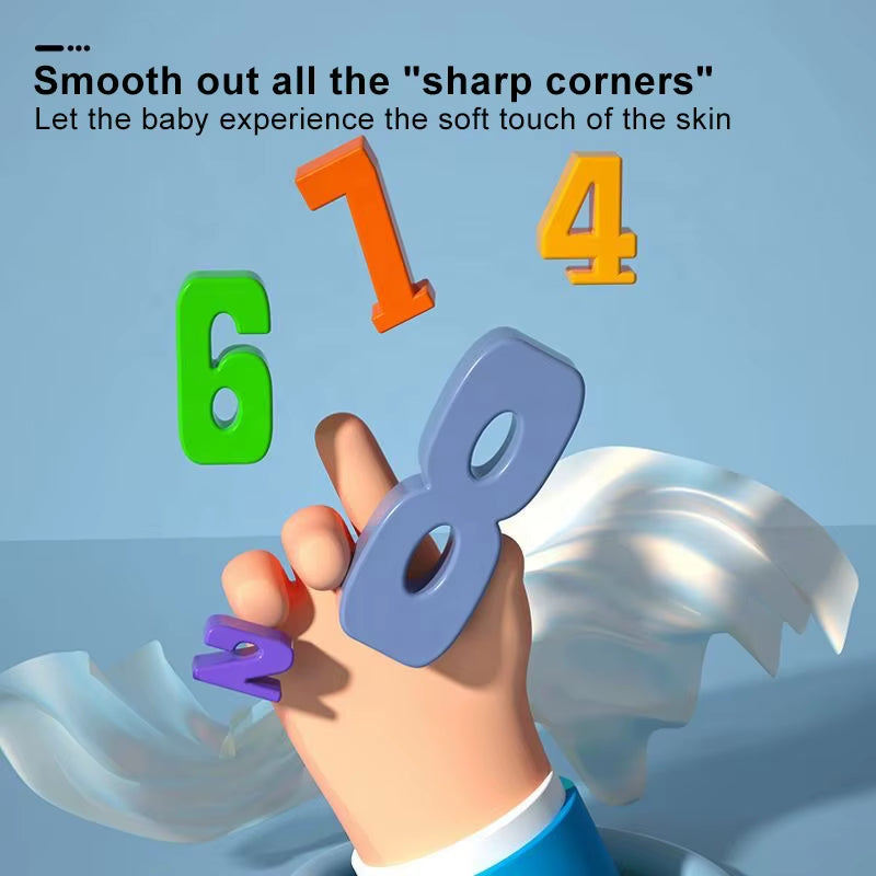 Hot Selling Baby Digital Building Blocks Montessori Early Education Educational Infants Logical Thinking Memory Training Games