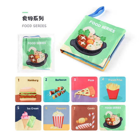 Babies Fabric Cloth Book Montessori Educational Story Book Animals Numbers Kids Children Newborn Infant Baby Kids Montessori