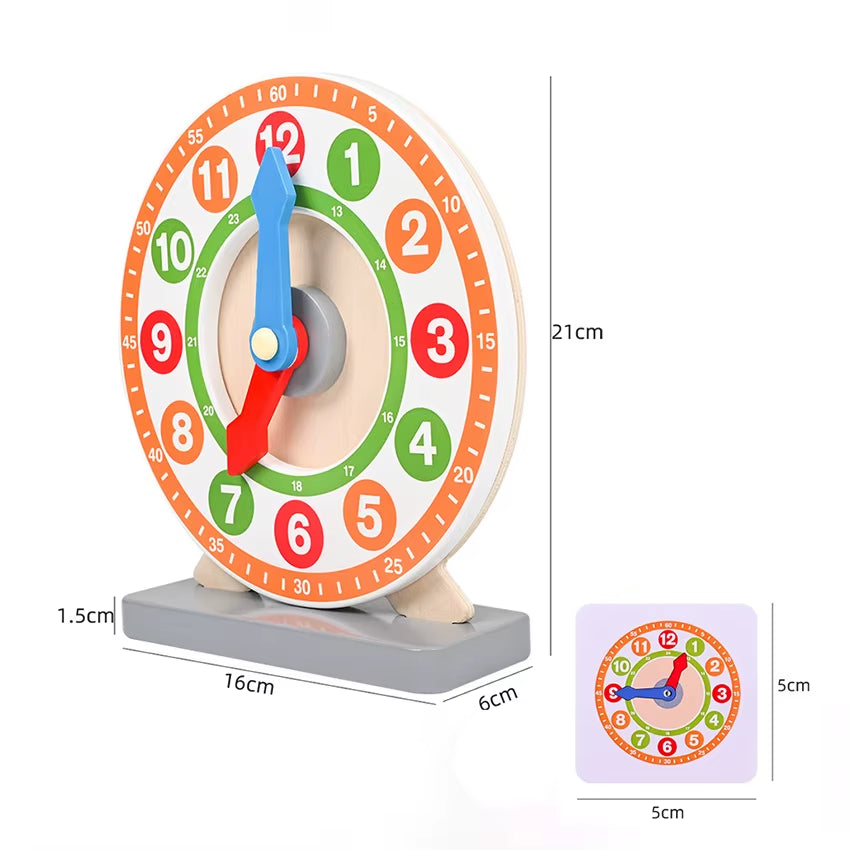 High Quality Time Learning Matching Board Digital Clock Games Montessori Early Education Math Teaching Tool Toy for Children